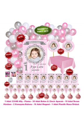 Prenses Kişiye Özel Parti Seti