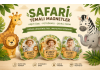Safari Temalı Kişiye Özel Doğum Günü Magnetleri