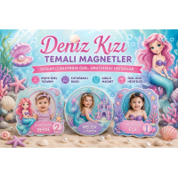 Deniz Kızı Temalı Magnetler