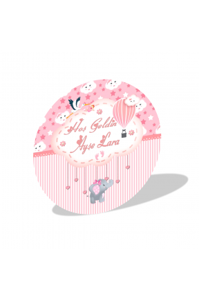 Kişiye Özel Doğum Günü Etiketi-yeni doğan-bebek-çocuk-sünnet-Etiket Sticker 4x4 NO:3