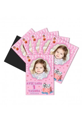 Kedili Kişiye Özel Doğum Günü Magnet Hediye Kedili Kişiye Özel Doğum Günü Magnet Hediye