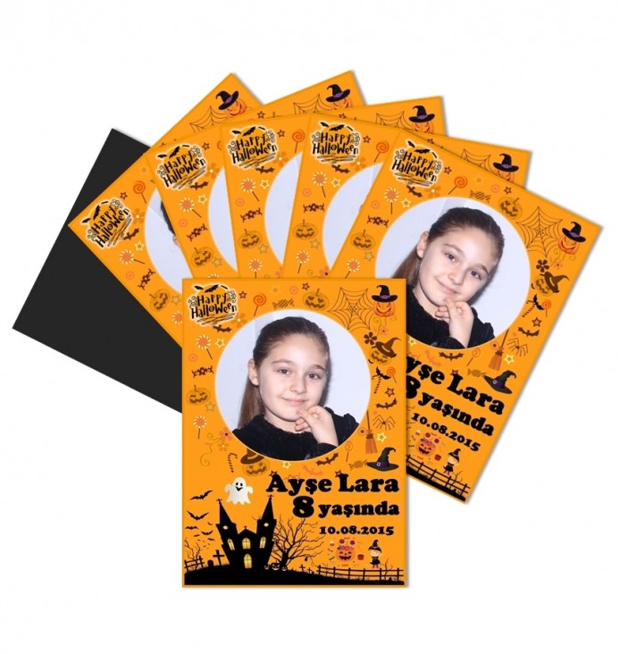 Cadılar Bayramı Temalı kişiye Özel Doğum Günü Magnet Hediye Cadılar Bayramı Temalı kişiye Özel Doğum Günü Magnet Hediye