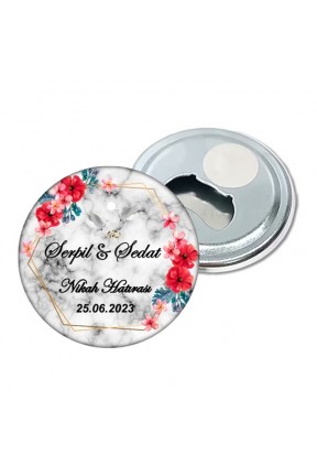 Söz Nişan Kına Kişiye Özel Açacak Magnet Hediye 58mm 4