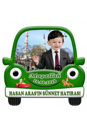 Fotoğraflı Kişiye Özel Sünnet Hatırası Magnet Hediye 