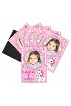 Kedi Temalı kişiye Özel Doğum Günü Magnet Hediye Kedi Temalı kişiye Özel Doğum Günü Magnet Hediye